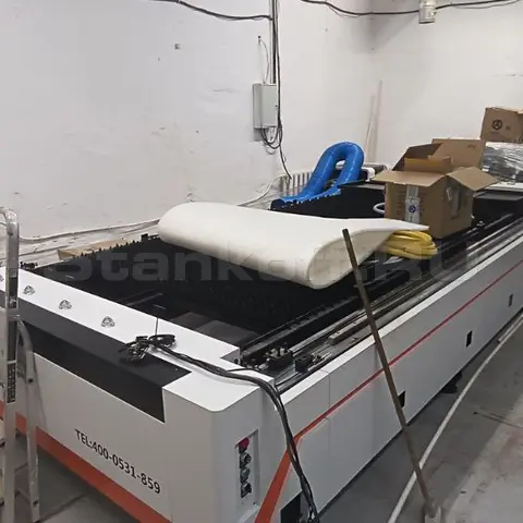 Пусконаладка оптоволоконного лазерного станка для резки листов и труб XTC-1530HT/3000 Raycus в Санкт-Петербурге (Декабрь 2023)