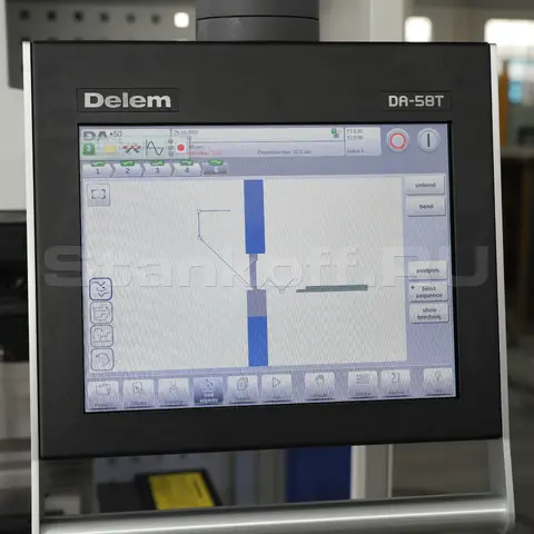 Система ЧПУ	Delem DA-58T