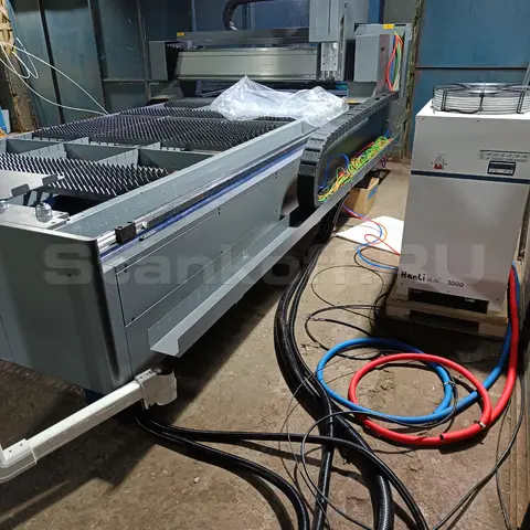 Пусконаладка оптоволоконного лазерного станка по металлу STL-1530FP/3000 Raycus в Санкт-Петербурге