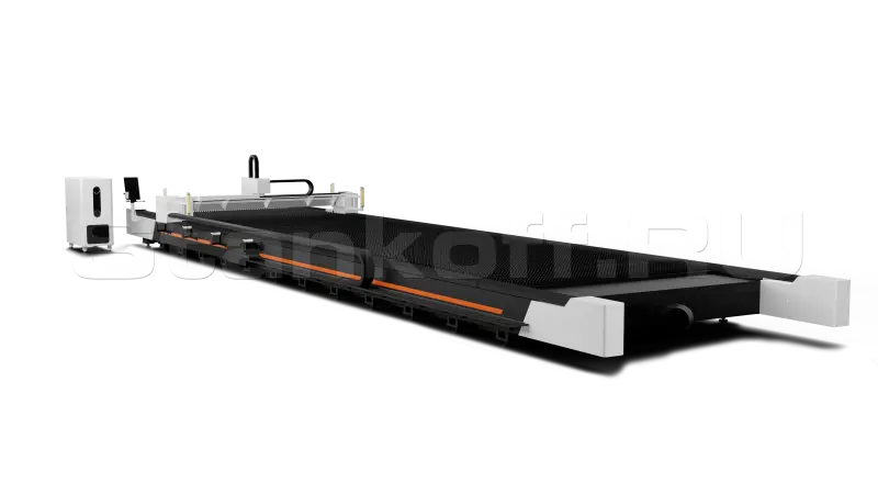Широкоформатный оптоволоконный лазер для резки металла XTC-30120W/6000 Raycus