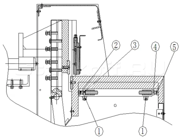 Электромеханическая гильотина Q11-3x1250A
