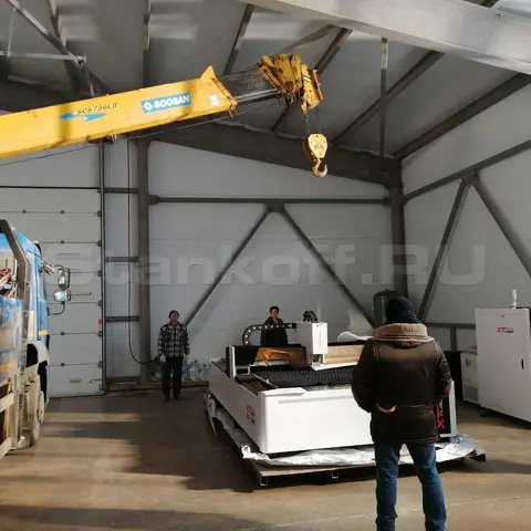 В Кинешме запущен оптоволоконный лазерный станок для резки металлов XTC-1530W/1500 Raycus