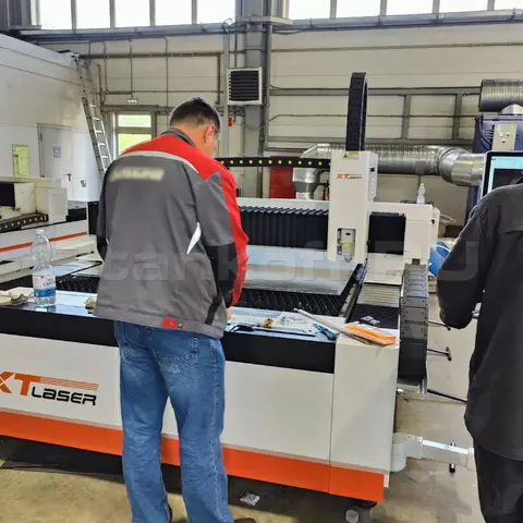 Пусконаладка оптоволоконного лазерного станка по металлу XTC-1530H/3000 Raycus в Нижнем Новгороде