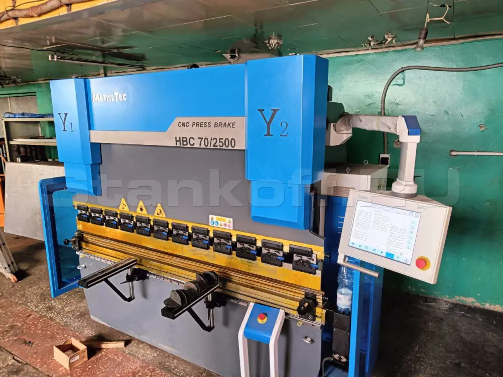 Пусконаладка листогибочного пресса с ЧПУ Metaltec 4+1 MT-15 HBC 70/2500 4 axis в Саратове