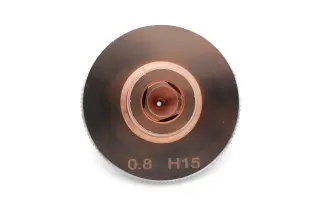 Двойное сопло оригинальное 0,8 мм Raytools RND-3208 для оптоволоконного лазерного станка — фото 4
