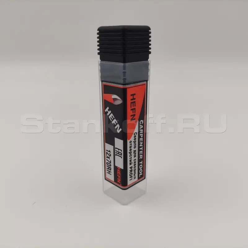 Сверло для сквозных отверстий для присадочного станка PROFI HEFN правое D12x70 S10 RH