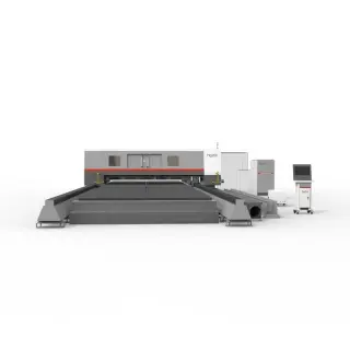 Широкоформатный оптоволоконный лазерный станок HGTECH SMART-12020LR/20000 Raycus — фото 4