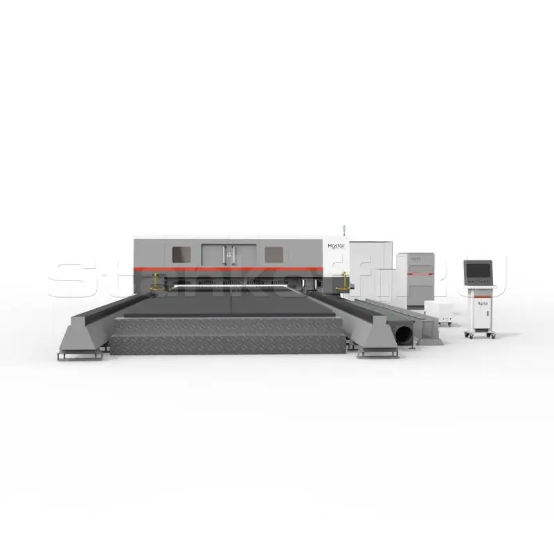 Широкоформатный оптоволоконный лазерный станок HGTECH SMART-12020LR/20000 Raycus