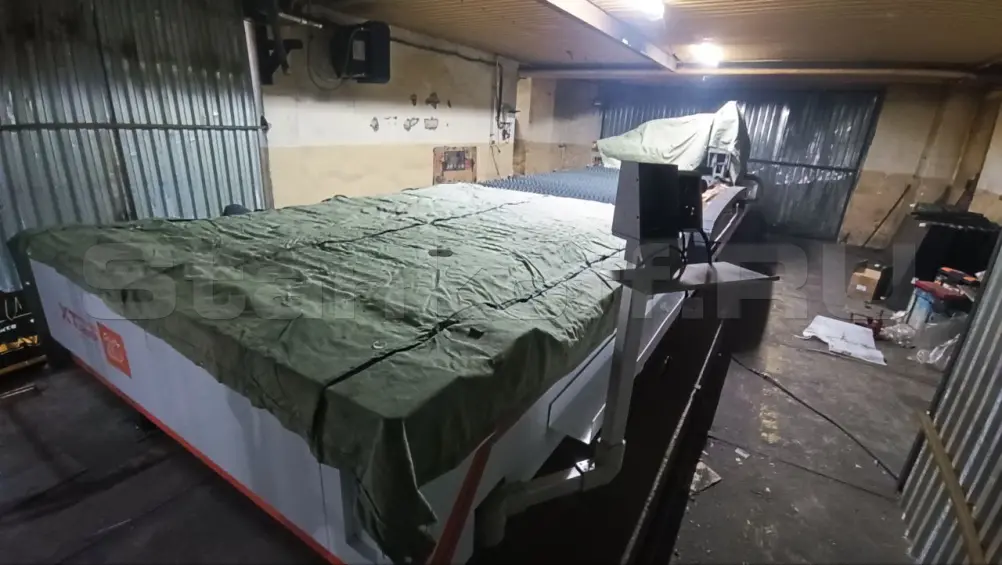 Пусконаладка оптоволоконного лазерного станка для резки металла XTC-1560H/6000 Raycus в Казани