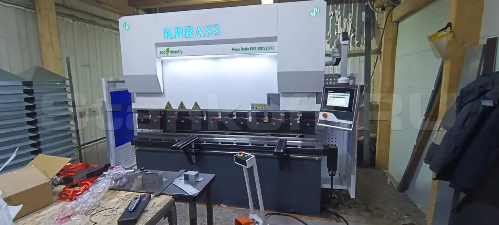 Гидравлический листогибочный пресс KRRASS PBS 80/2500 4 axis