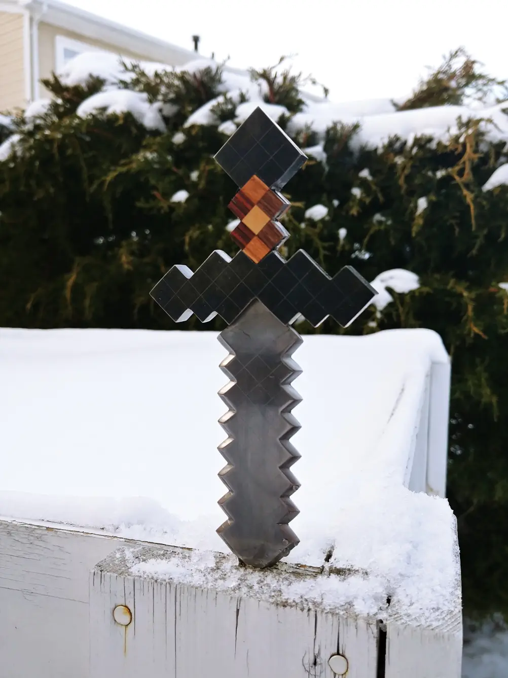 Нож для писем в стиле меча из игры Minecraft