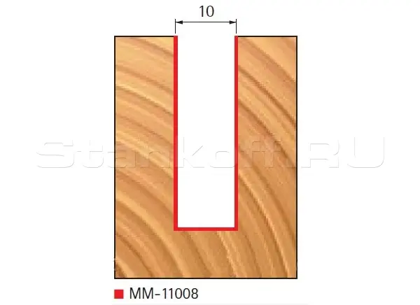 Фреза пазовая прямая Freud Pro ММ-11008