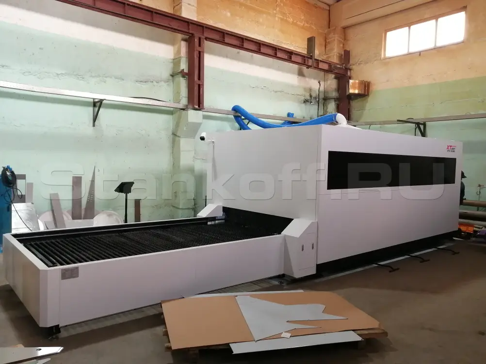 Пусконаладка оптоволоконного лазерного станка XTC-1530G/6000 IPG в Пензе