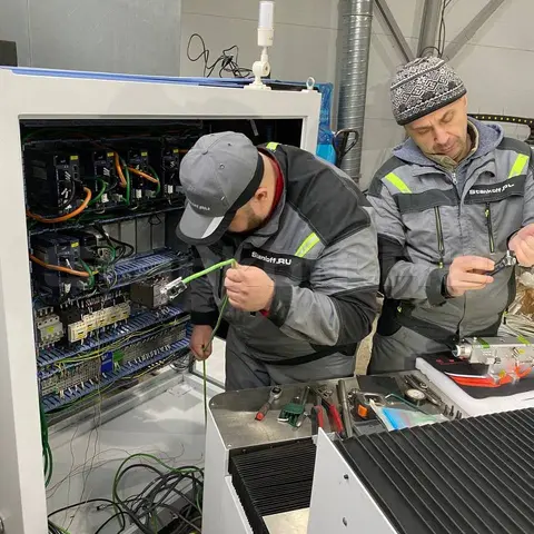 Пусконаладка оптоволоконного лазера для листов и труб XTC-HET 6015/1500 Raycus