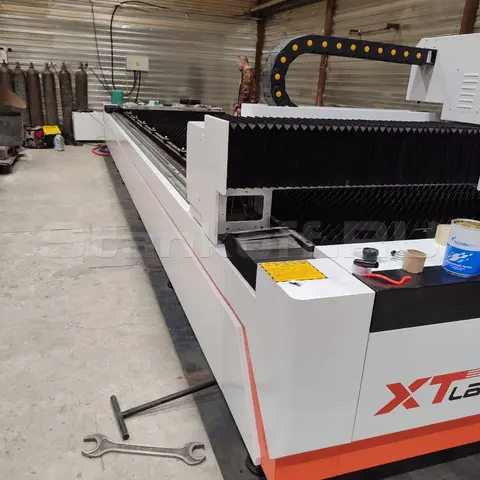 Пусконаладка оптоволоконного лазерного станка для резки металла XTC-1560H/3000 Raycus в Борисоглебске