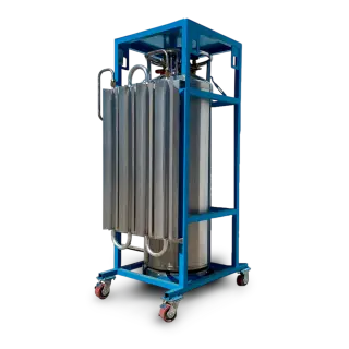 Вертикальный криогенный газификатор среднего давления с испарителем DPL450–195(196)–2.3–30–2 — фото 1