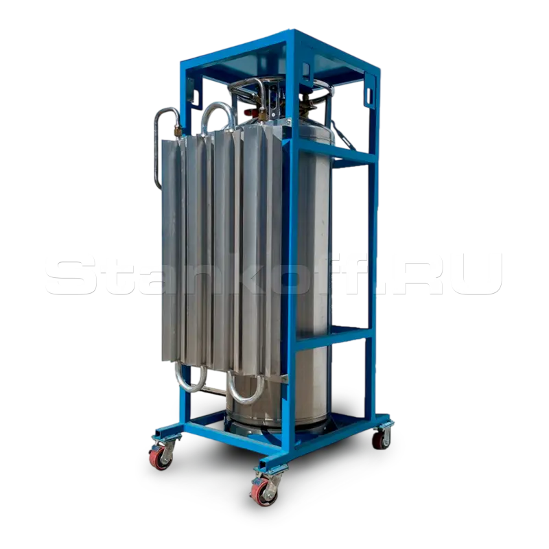 Вертикальный криогенный газификатор среднего давления с испарителем DPL450–195(196)–2.3–30–2