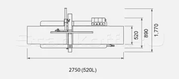 Фуговальный станок SICAR RAPID 520L
