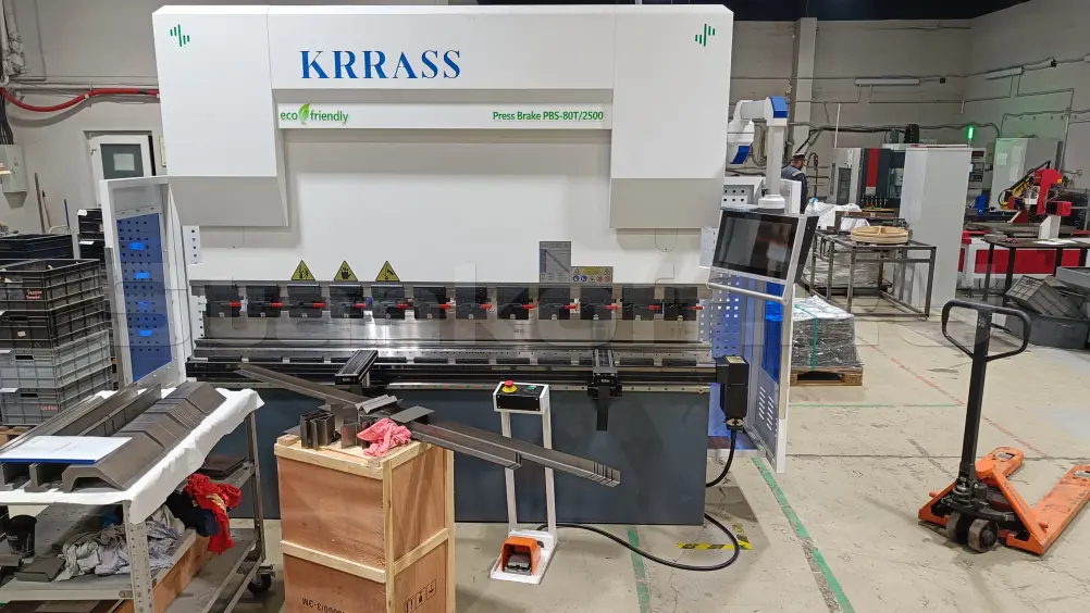 Гидравлический листогибочный пресс KRRASS PBS 80/2500 4 axis
