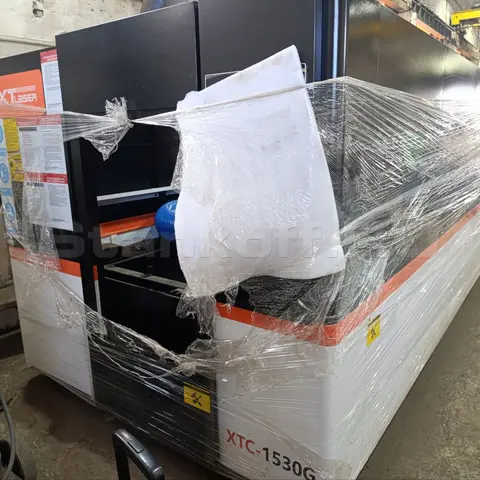 Пусконаладка оптоволоконного лазерного станка в защитной кабине XTC-1530G/6000 Raycus в Новосибирске