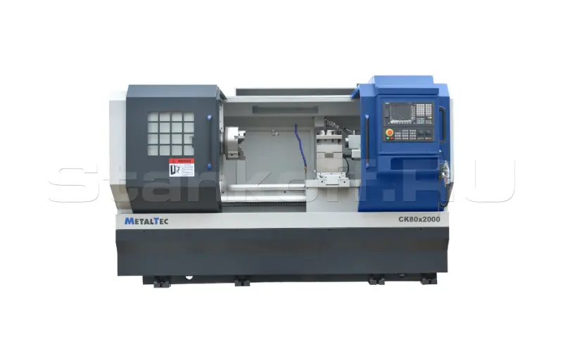 Токарный станок c ЧПУ с прямой станиной MetalTec CK 80x2000