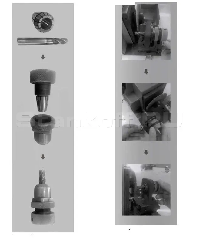 Станок для заточки концевых фрез MetalTec M133