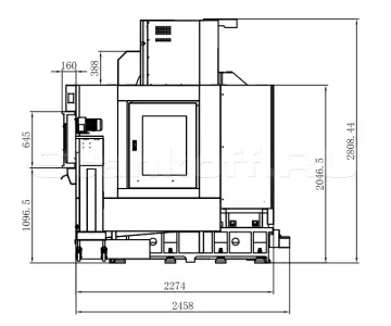 Вертикальный обрабатывающий центр KVL Sino 1260А