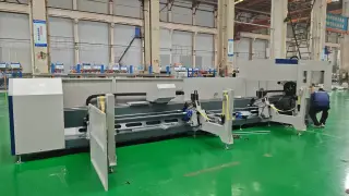 Оптоволоконный лазерный труборез с наклонной головой и автоматической системой погрузки A12-CA/3000 Raycus — фото 4