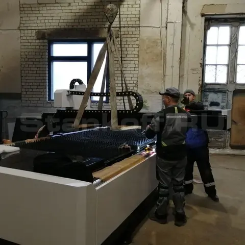 Пусконаладка оптоволоконного лазерного станка для резки листового металла XTC-1530WT/2000 Raycus в Москве