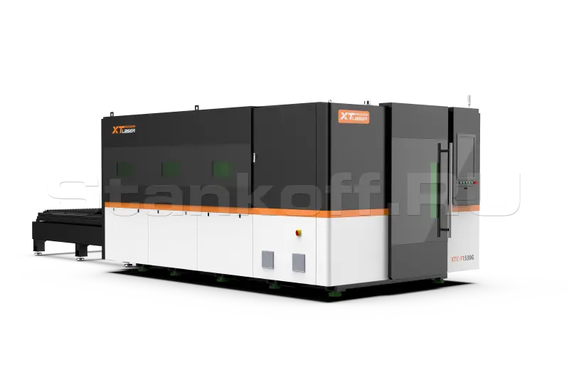 Оптоволоконный лазерный резак по металлу закрытого типа XTC-1530G/3000 IPG