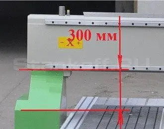 Высота портала по оси Z=300 мм