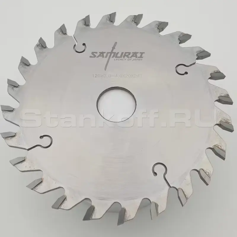 Пильный диск подрезной конический 120×3.1-4.3/2.2×20 Z24T ST2 RED SAMURAI