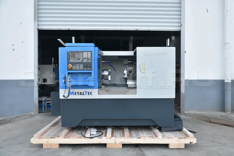 Токарный станок c ЧПУ с горизонтальной станиной MetalTec CK 35x400 PROM+