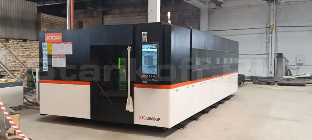 Высокомощный оптоволоконный лазерный станок XTC-2060GP/12000 Raycus