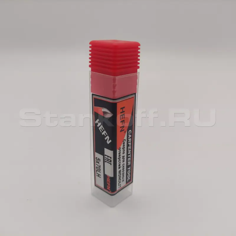 Сверло для сквозных отверстий для присадочного станка MONOLIT HEFN левое D5x70 S10 LH