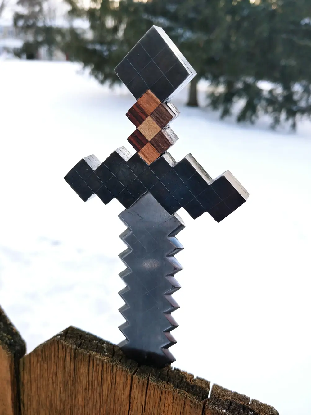 Нож для писем в стиле меча из игры Minecraft
