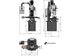Сверлильно-фрезерный станок OPTImill MB 4P — фото 2