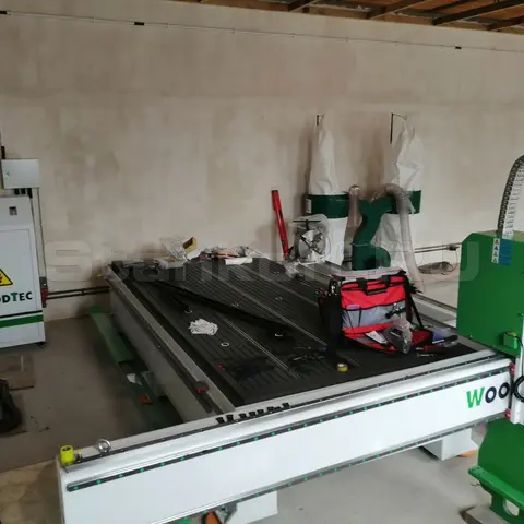 Пусконаладка фрезерно-гравировального станка с ЧПУ WOODTEC HR 1325TC с токарной приставкой в Рубцовске