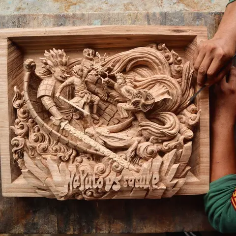 Невероятно искусная резьба по дереву от мастеров из компании DWoodart