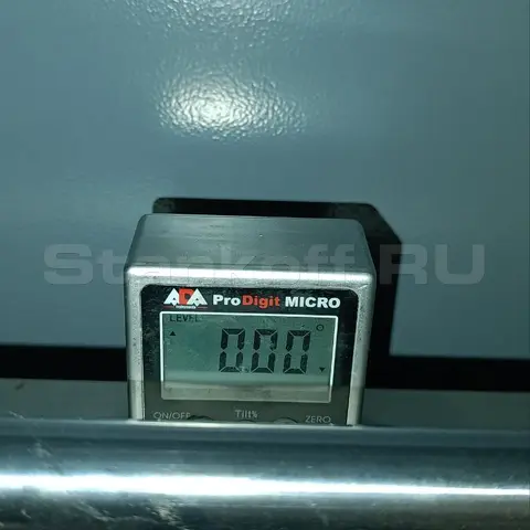 Выравнивание станка по уровню