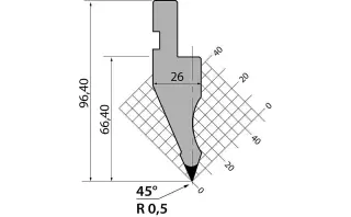 Пуансоны R1 классические серии P.97.45.R05