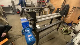 Вальцовочный станок электромеханический трехвалковый RME-1300х2 — фото 8