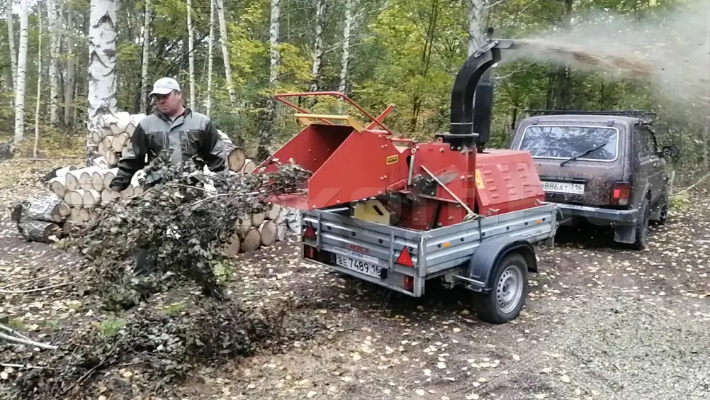 Поставка мобильного измельчителя для дерева BOXER DWG-40 G в Казань