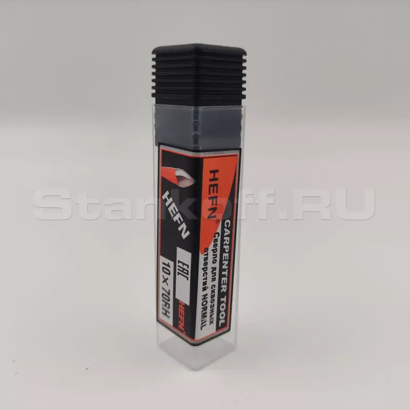 Сверло для сквозных отверстий для присадочного станка NORMAL HEFN правое D10x70 S10 RH
