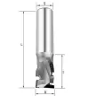 Rotis D=20x25x90 S=20(1+1)Z (4 алмазных зуба +1 врезной) ROTIS 110.2020251