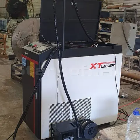 Поставка оптоволоконного станка для лазерной сварки металла XTW-2000 Raycus в Санкт-Петербург