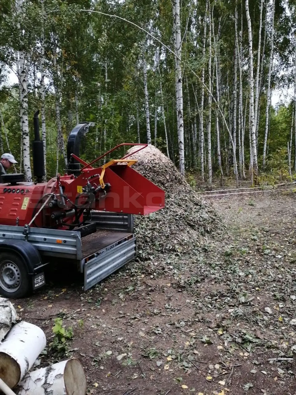 Поставка мобильного измельчителя для дерева BOXER DWG-40 G в Казань