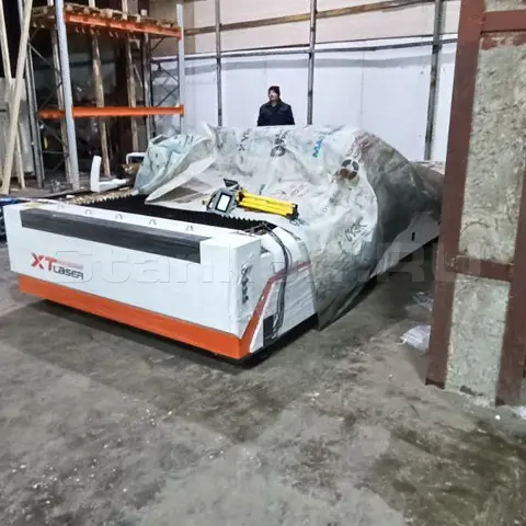 Пусконаладка оптоволоконного лазерного станка для резки листов и труб XTC-1530HT/3000 Raycus в Москве