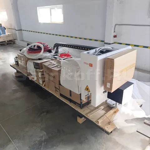 Пусконаладка оптоволоконного лазерного станка для резки листов и труб XTC-1530HT/3000 Raycus в Санкт-Петербурге (Август 2025)
