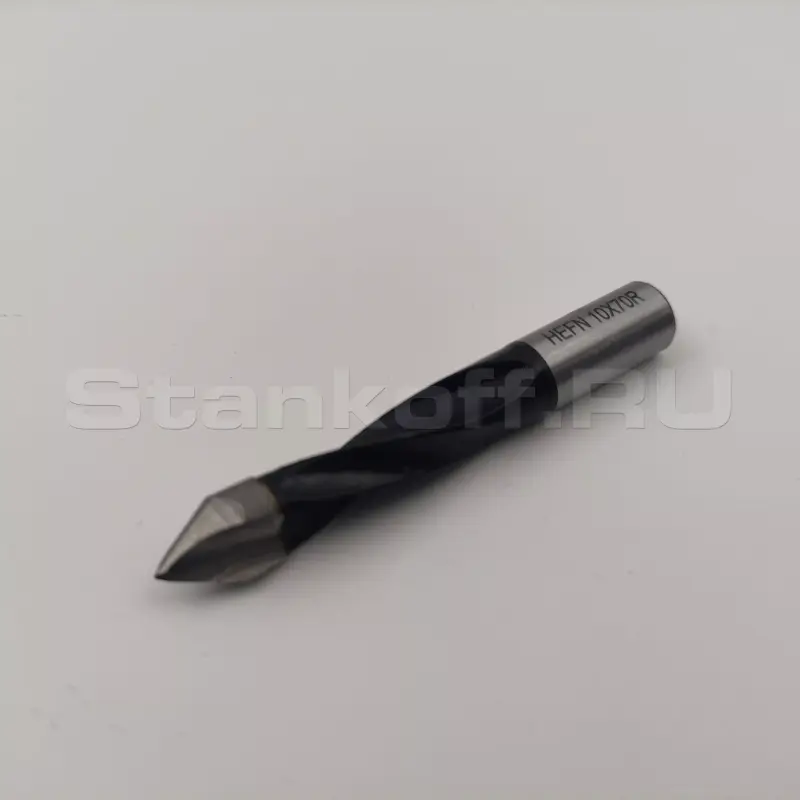 Сверло для сквозных отверстий для присадочного станка PROFI HEFN правое D10x70 S10 RH